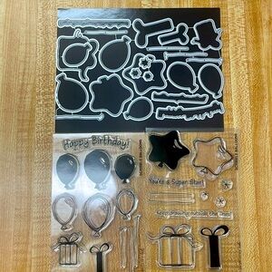 Scribble Balloons stamps